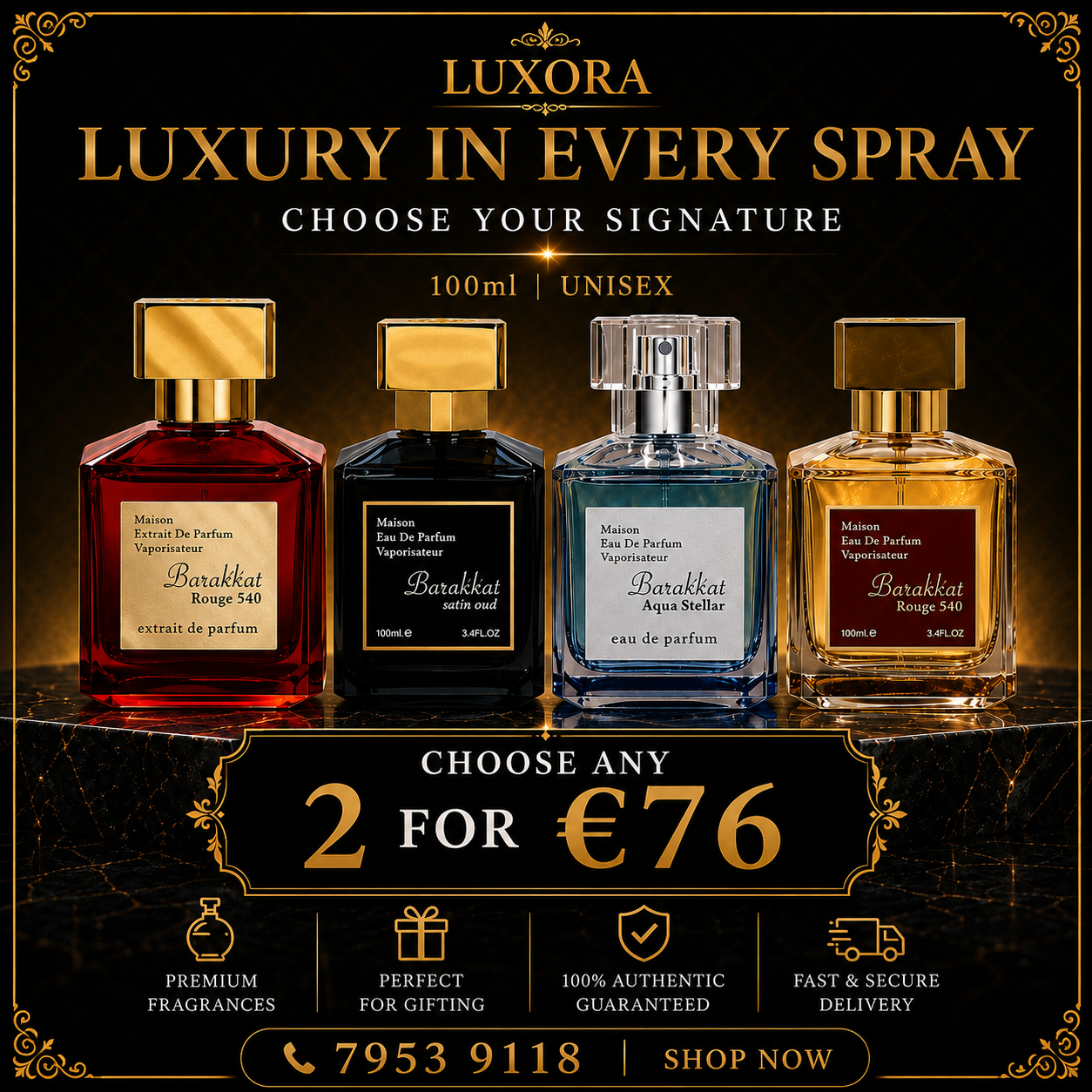 Barakkat bundle Luxora