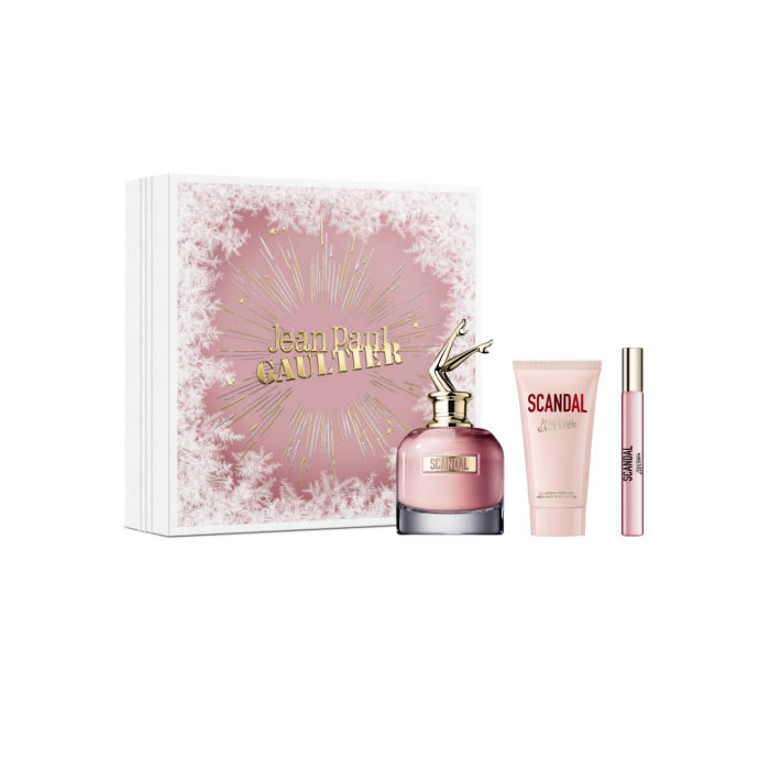 Jean Paul Gaultier Scandal Eau De Perfume Spray 80ml Set 3 Pieces - Luxora Luxora