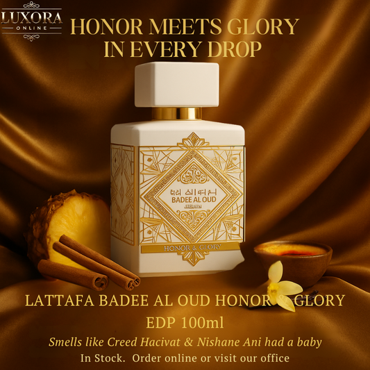 Lattafa Badee Al Oud Honor & Glory Unisex EDP 100ml - Luxora
