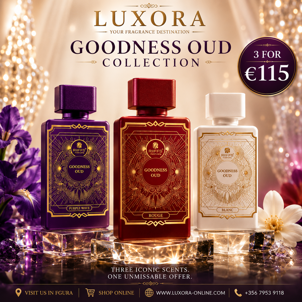 RiiFFS Goodness Oud Collection | 3 for €115 Luxora