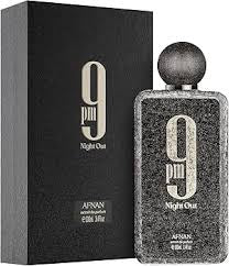 Afnan 9 PM Night Out Unisex 100ml EDP Luxora