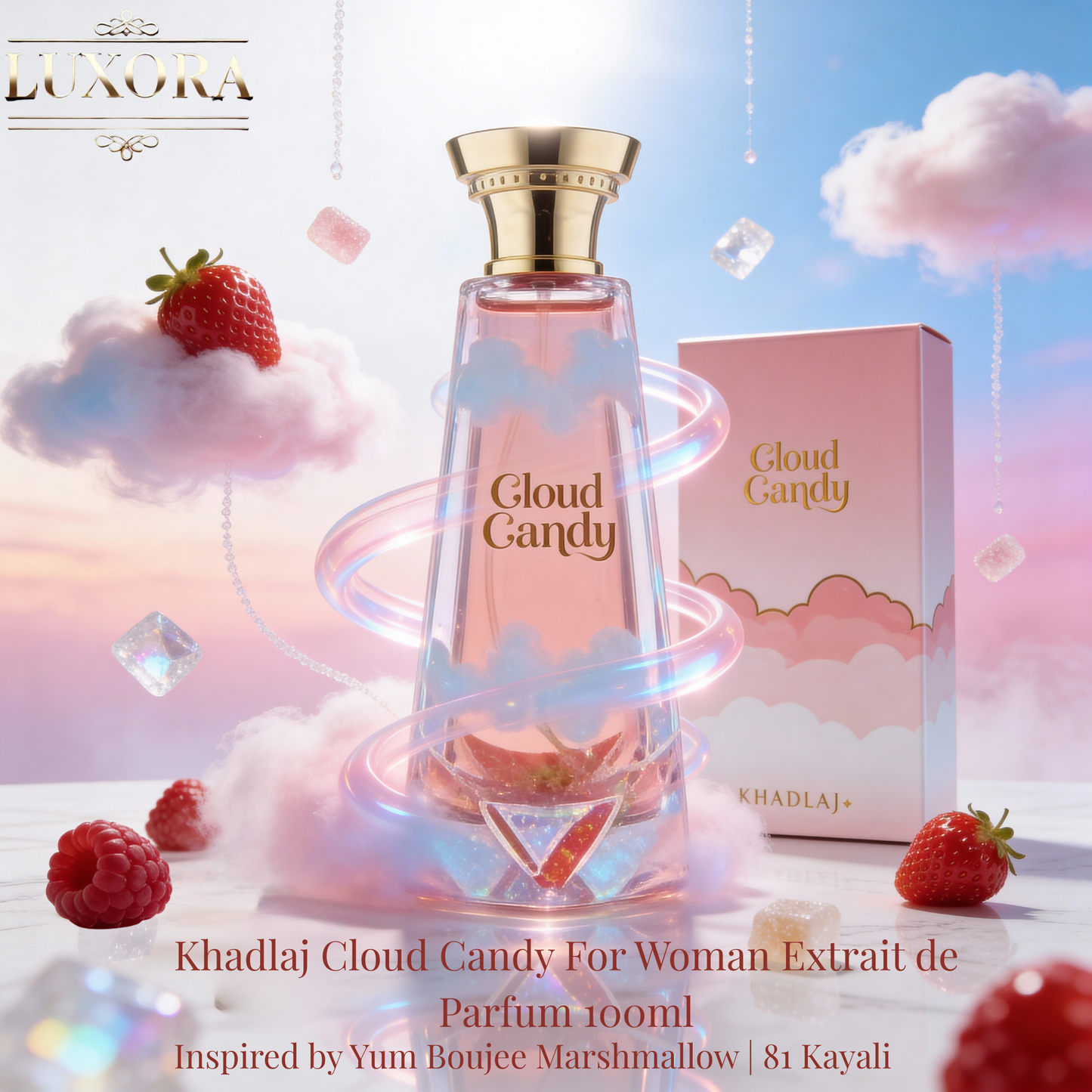 Khadlaj Cloud Candy For Woman Extrait de Parfum 100ml - Luxora Luxora