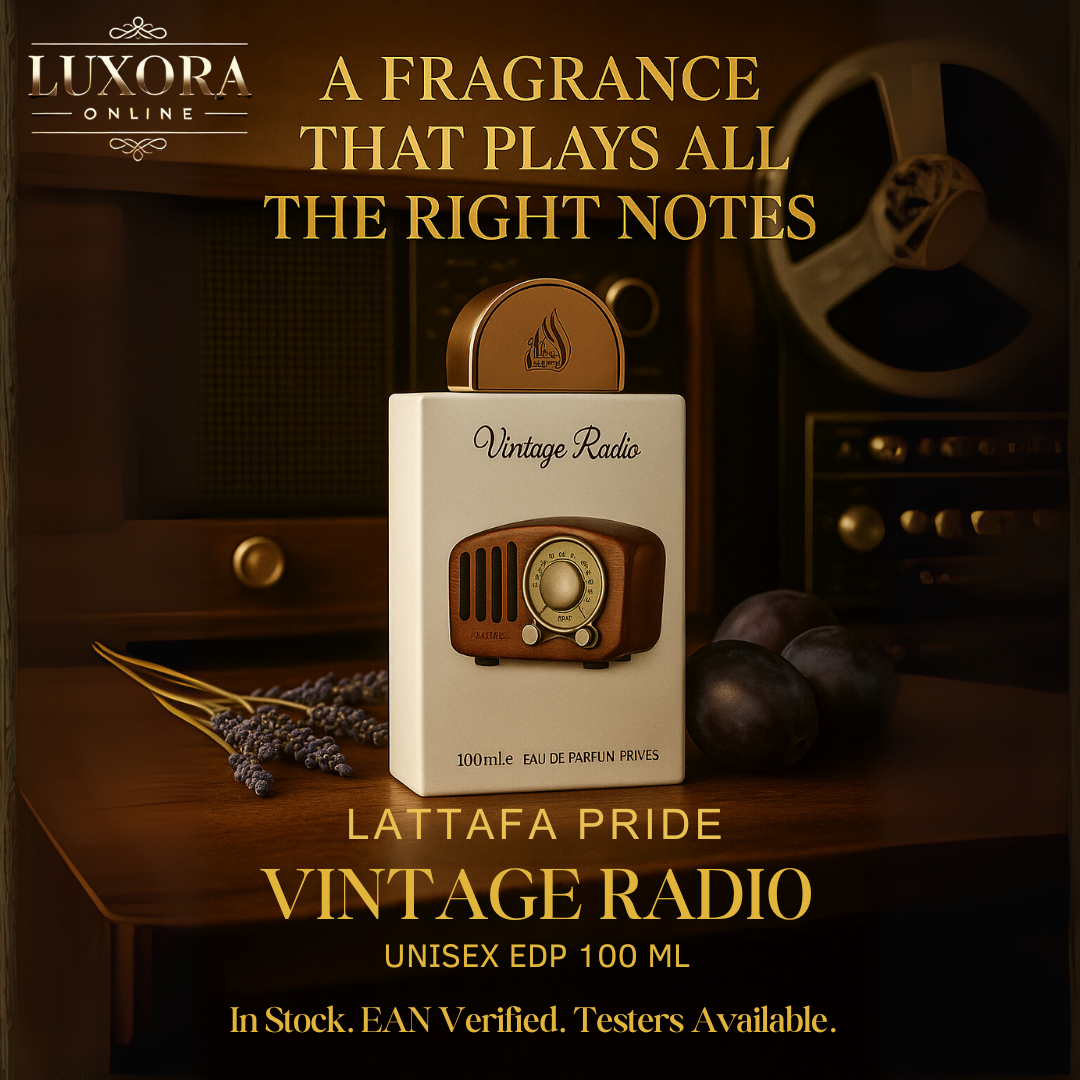 Lattafa Pride Vintage Radio Unisex EDP 100ml - Luxora Luxora