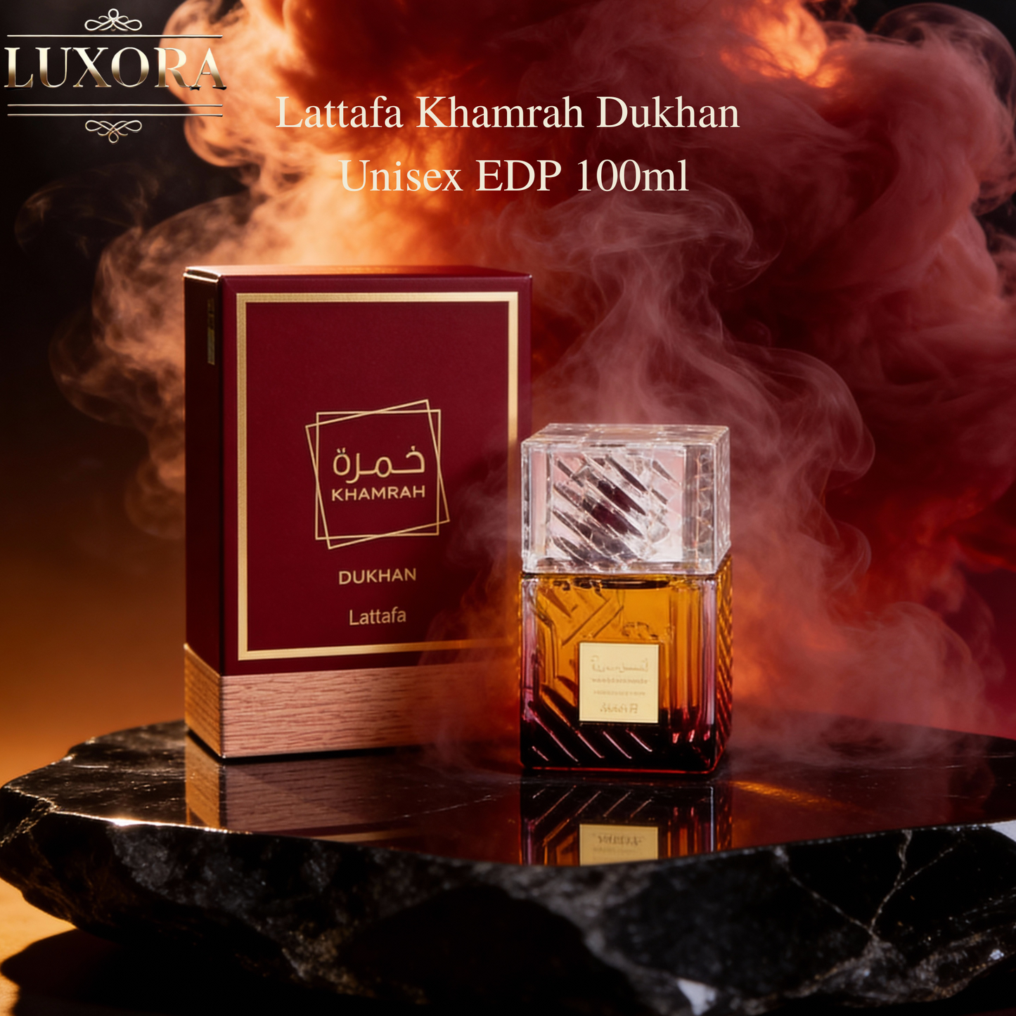 Lattafa Khamrah Dukhan Unisex EDP 100ml - Luxora Luxora