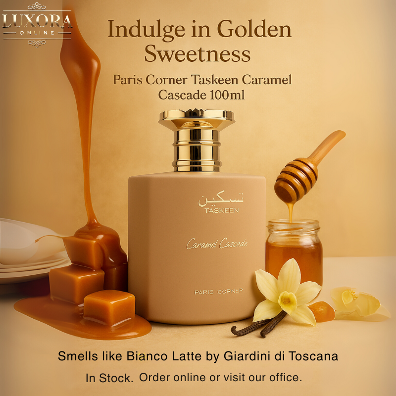 Paris Corner Taskeen Caramel Cascade 100ml - Luxora Luxora