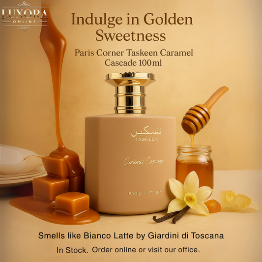 Paris Corner Taskeen Caramel Cascade 100ml - Luxora