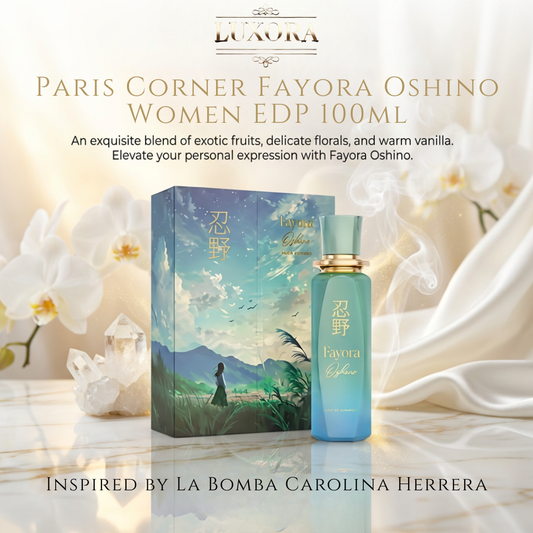 Paris Corner Fayora Oshino Women EDP 100ml - Luxora