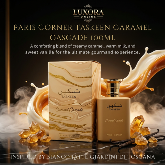 Paris Corner Taskeen Caramel Cascade 100ml - Luxora