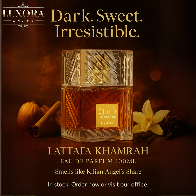 LATTAFA KHAMRAH QAHWA EDP SPRAY 100ML - Luxora Luxora