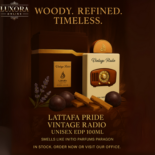 Lattafa Pride Vintage Radio Unisex EDP 100ml - Luxora
