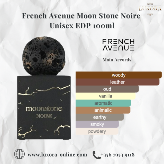 French Avenue Moon Stone Noire Unisex EDP 100ml - Luxora