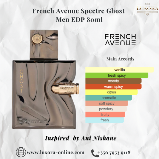 French Avenue Spectre Ghost Men EDP 80ml - Luxora