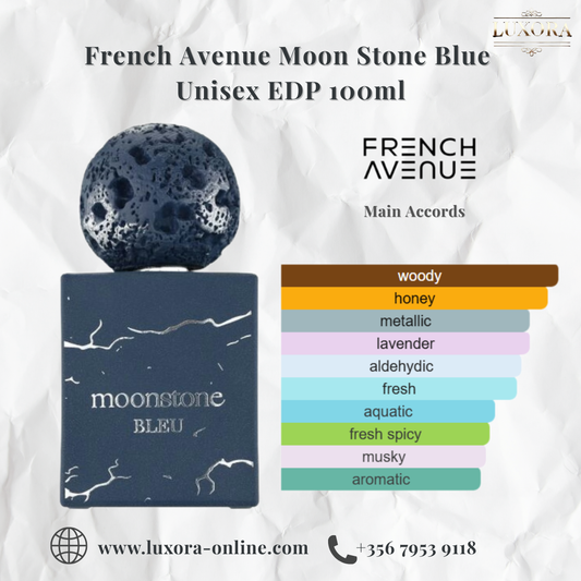 French Avenue Moon Stone Blue Unisex EDP 100ml - Luxora