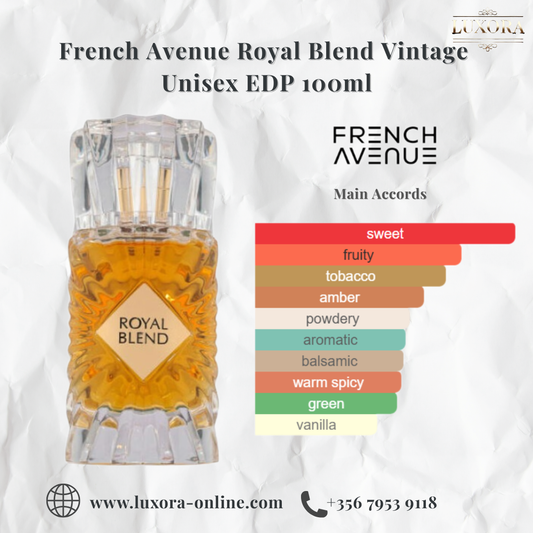 French Avenue Royal Blend Vintage Unisex EDP 100ml - Luxora