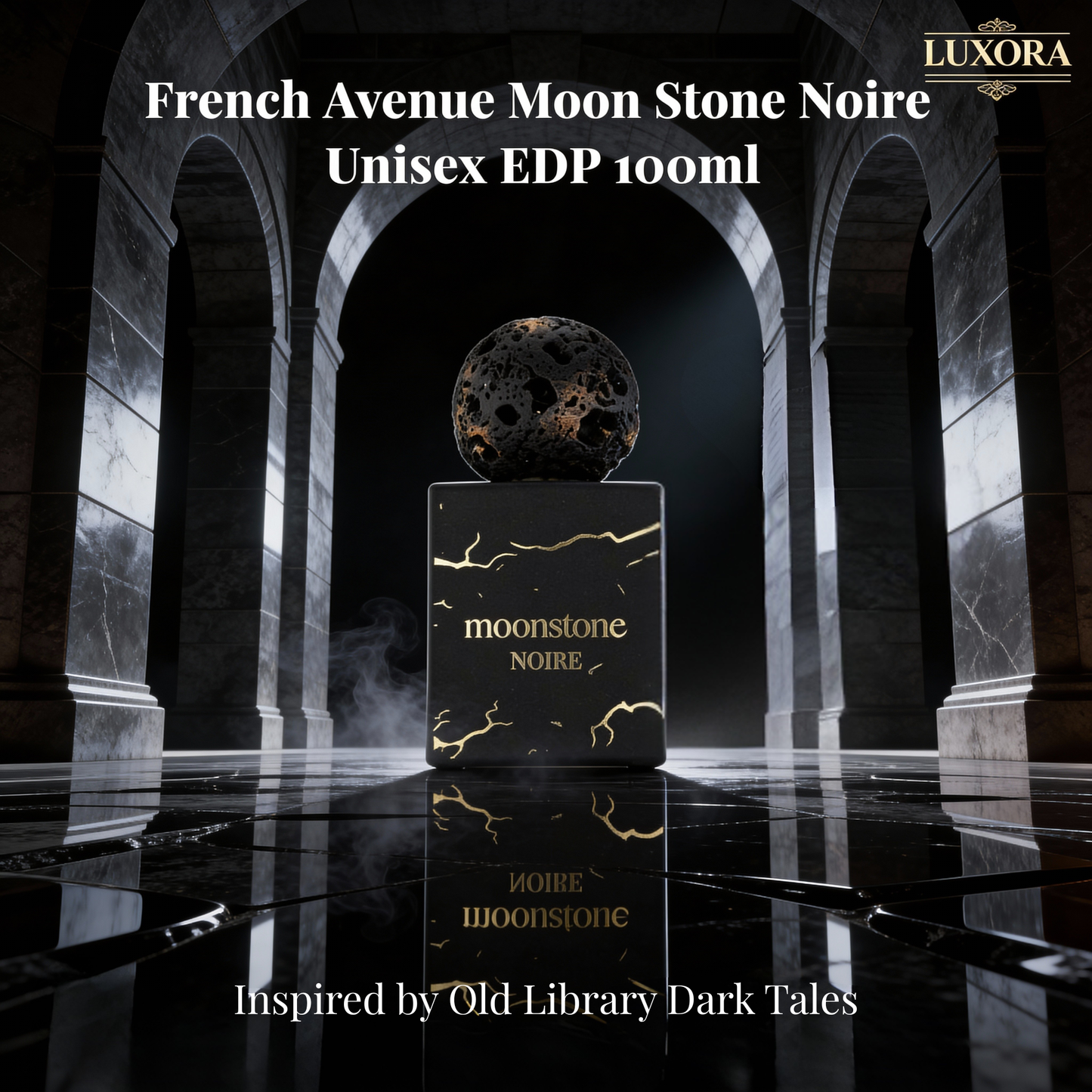 French Avenue Moon Stone Noire Unisex EDP 100ml - Luxora Luxora
