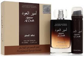 Lattafa Ameer Al Oudh Set: EDP 100ml + Deo 50ml - Luxora Luxora