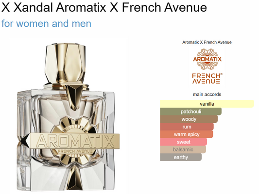 French Avenue Aromatix X Xandal Unisex PARFUM 100ml - Luxora