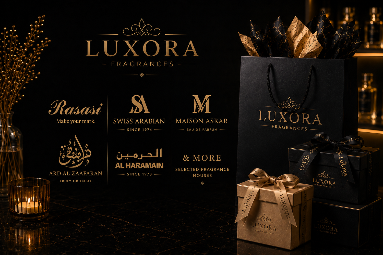 Swiss Arabian, Rasasi, Ard Al Zaafaran,  Maison Asrar & Al Haramain