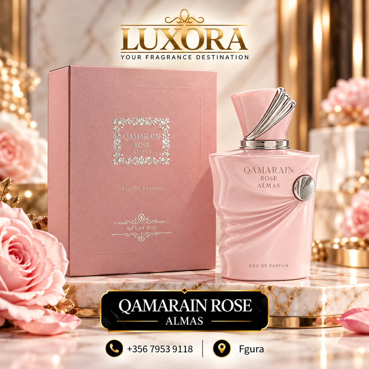 Almas Qamarian Rose Woman 100ml EDP Luxora