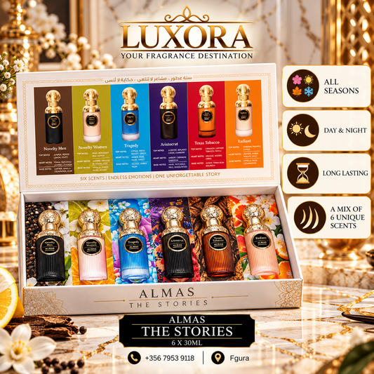 Almas The Stories Six Scents – Collection of 6 Perfumes, Unisex, 30 ml each
