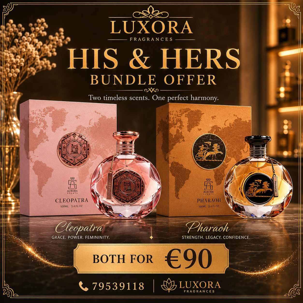 Cleopatra & Pharaoh Bundle Luxora