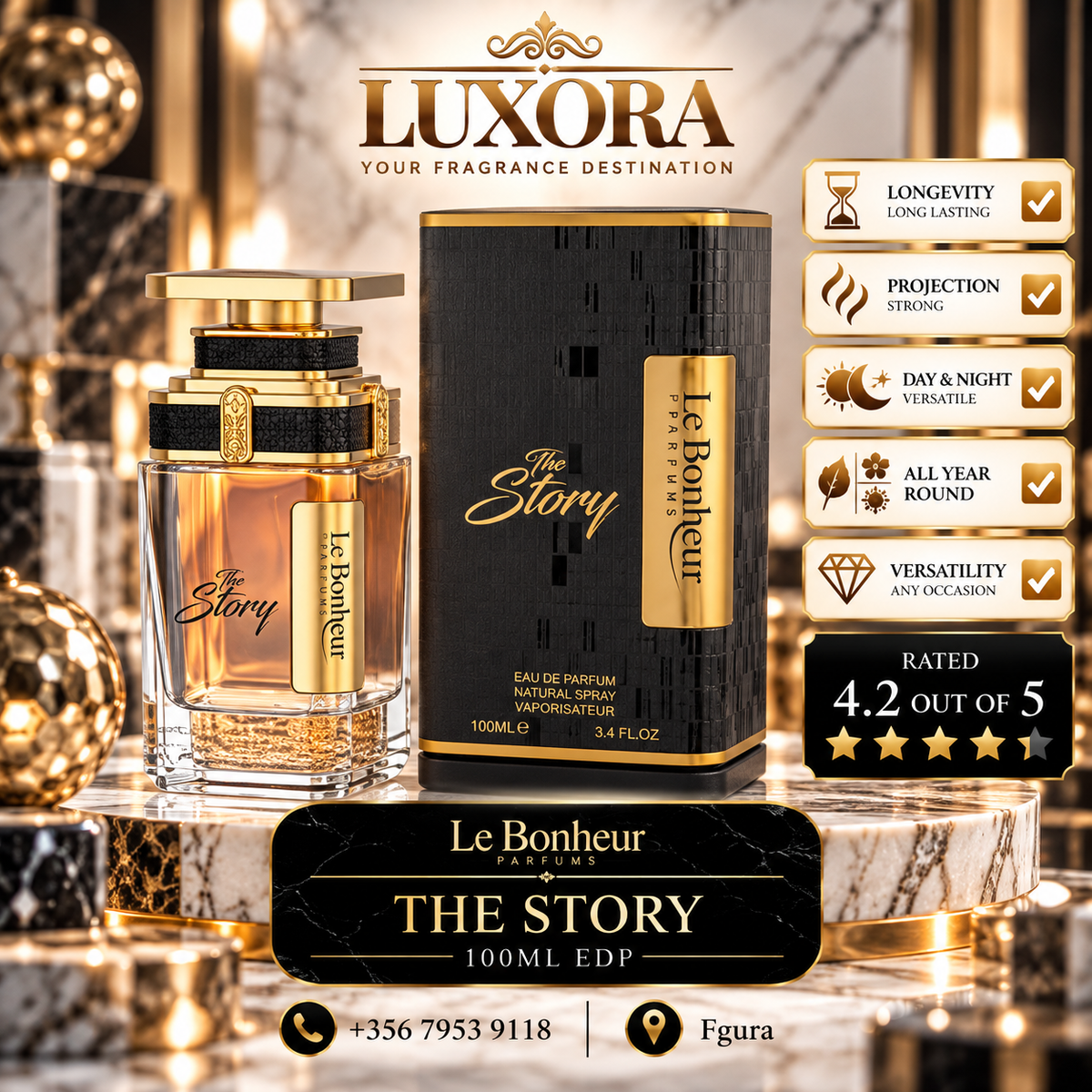 Le Bonheur The Story 100ml Luxora