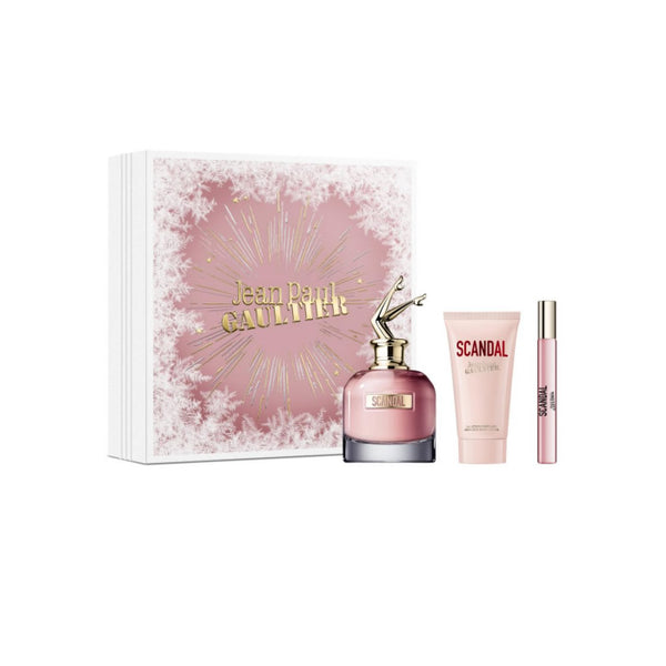 Jean Paul Gaultier Scandal Eau De Perfume Spray 80ml Set 3 Pieces - Luxora