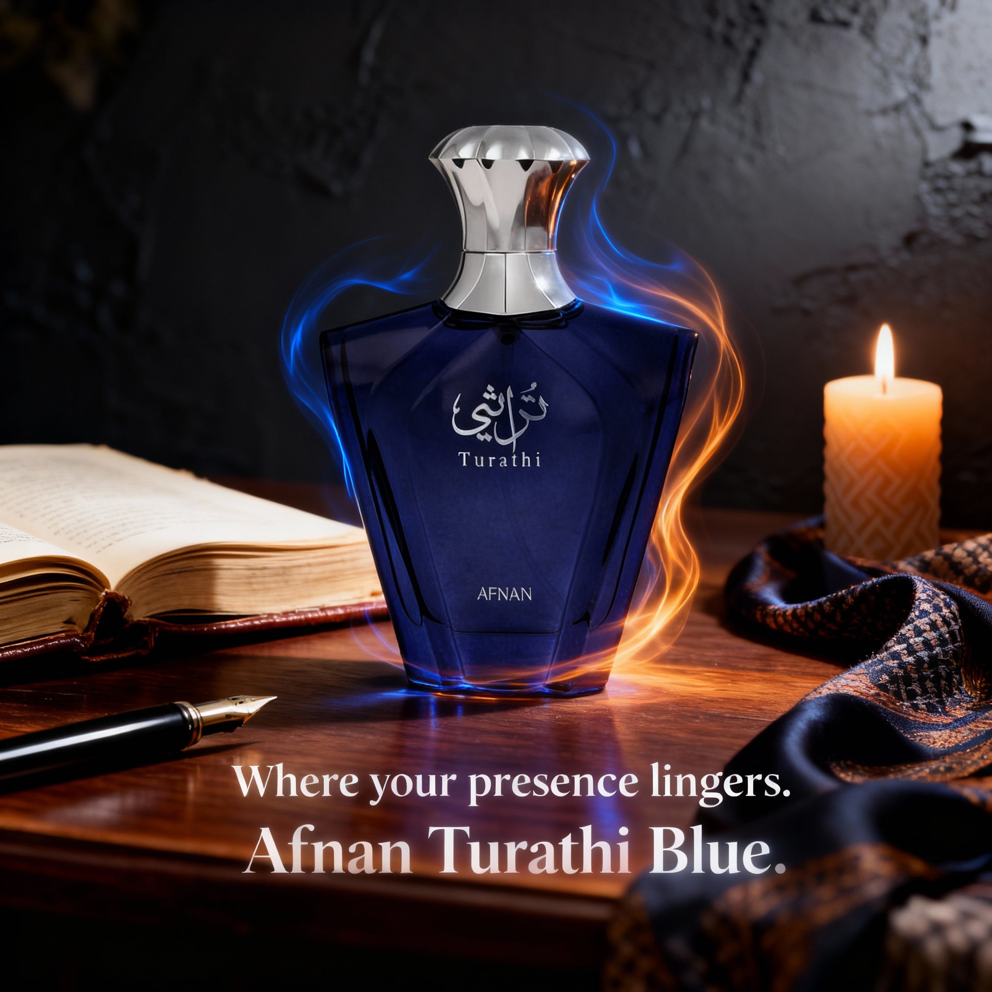 Afnan Turathi Blue Homme Eau De Parfum 90ml - Luxora