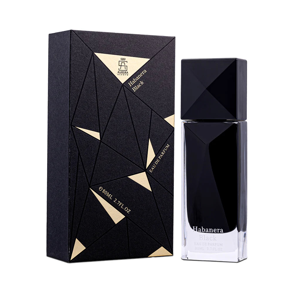 Aurora Habanera Black EDP for Men | 80ml - Luxora Luxora