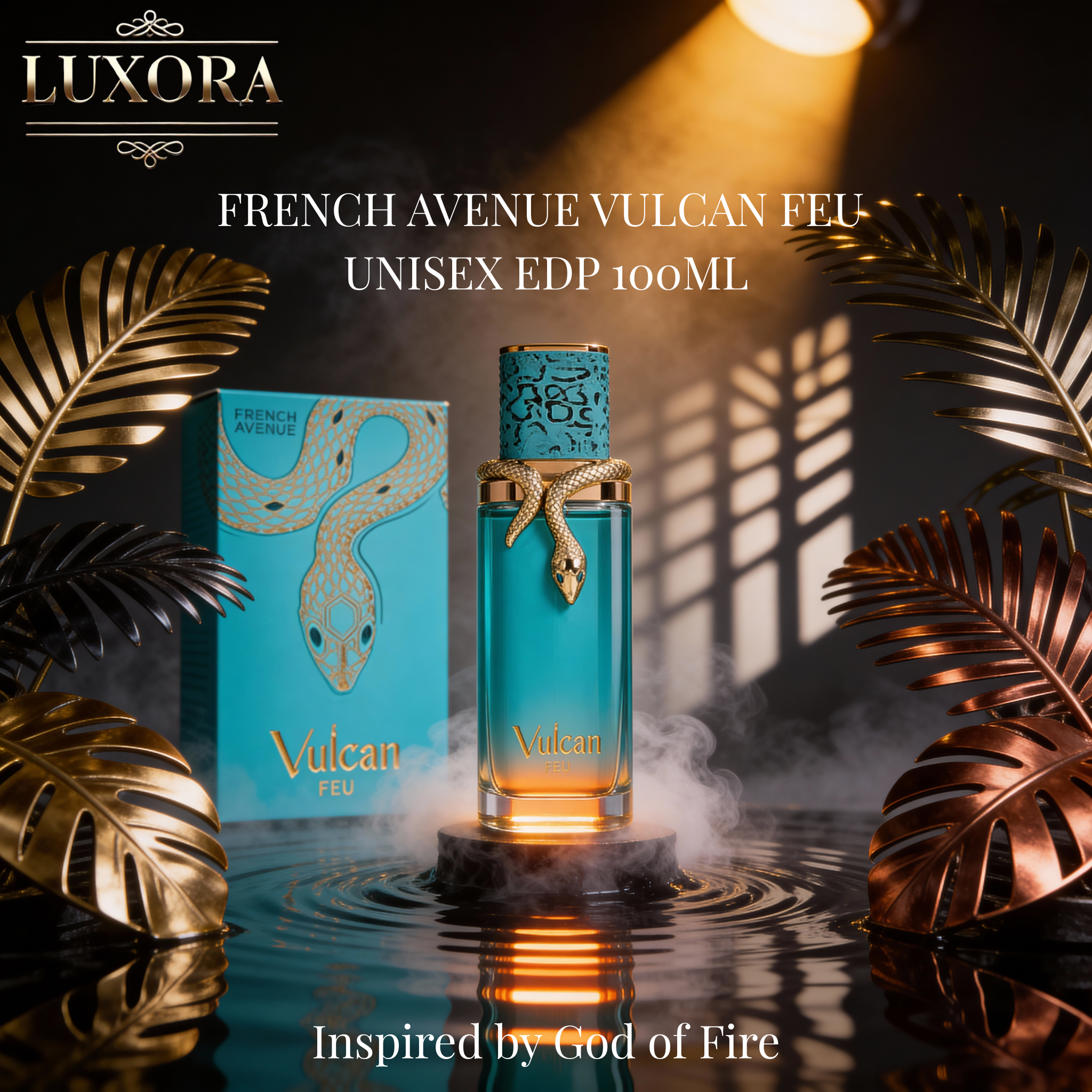Vulcan Feu Unisex EDP 100ml: Energetic, Elegant, Long-Lasting Scent