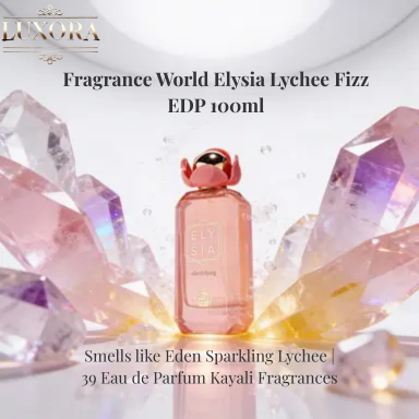 Fragrance World Elysia Lychee Fizz Women EDP 100ml - Luxora