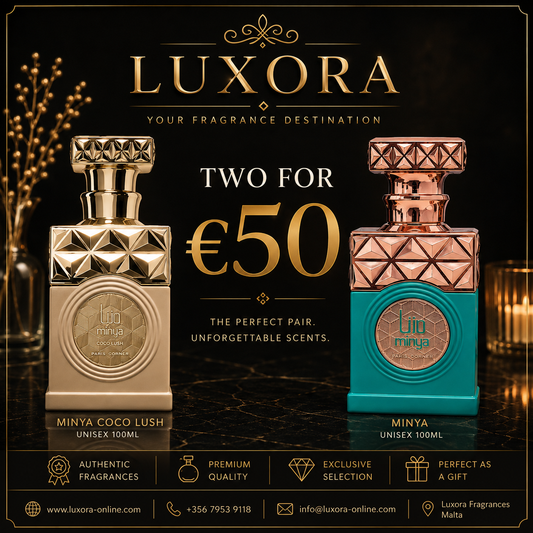 Paris Corner Minya Duo Bundle – Minya & Minya Coco Lush | 100ml Each – 2 for €50