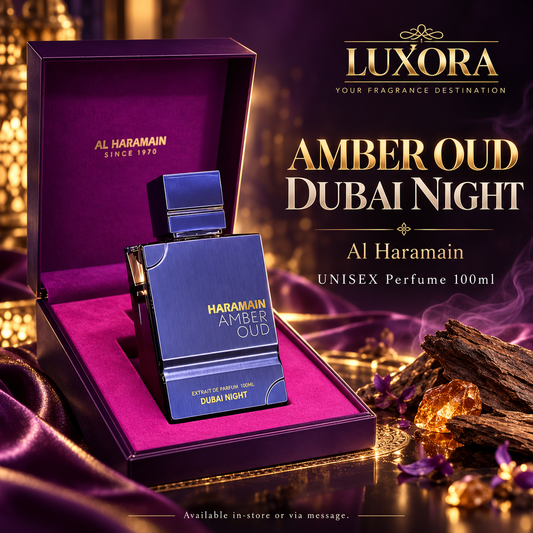 AMBER OUD DUBAI NIGHT Al Haramain UNISEX Perfume 100ml
