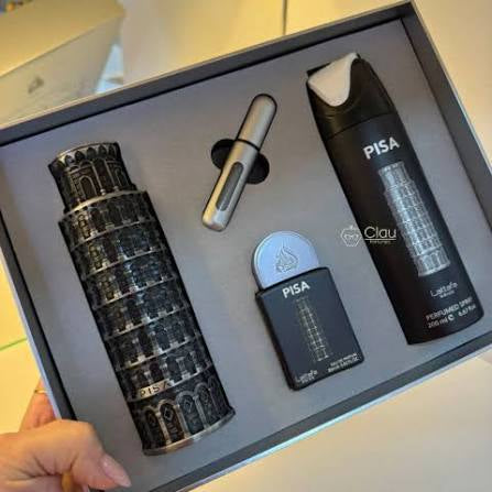 Lattafa Pride Pisa Gift Set For Men EDP 100ml