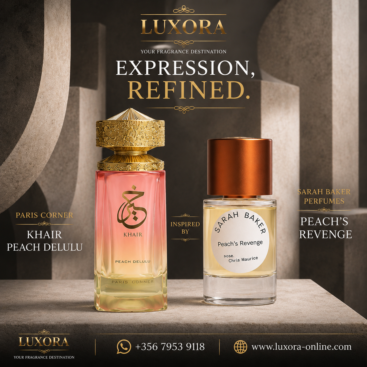 Paris Corner Khair Peach Delulu Unisex EDP 100ml Luxora