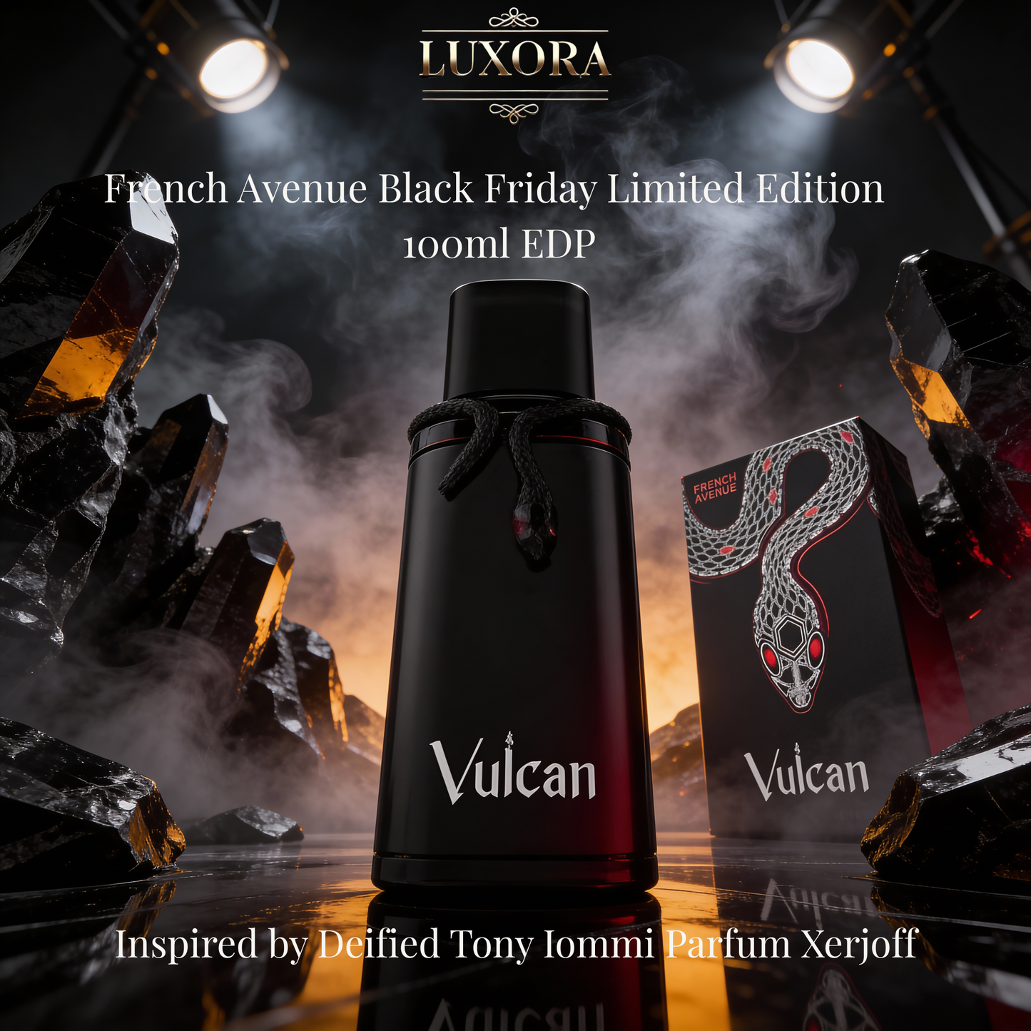 French Avenue Vulcan Black Friday Limited Edition 100ml - Luxora Luxora