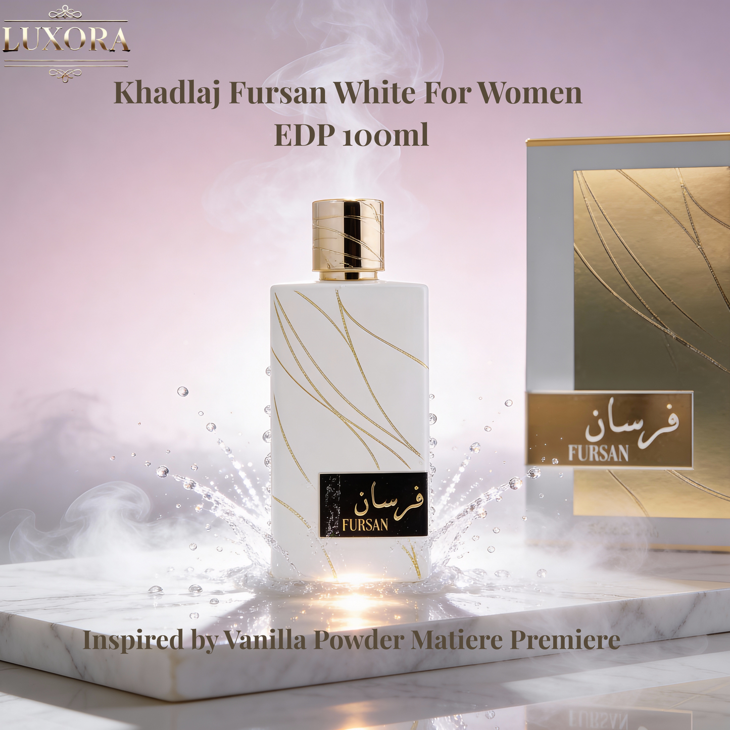 Khadlaj Fursan White For Women EDP 100ml - Luxora Luxora