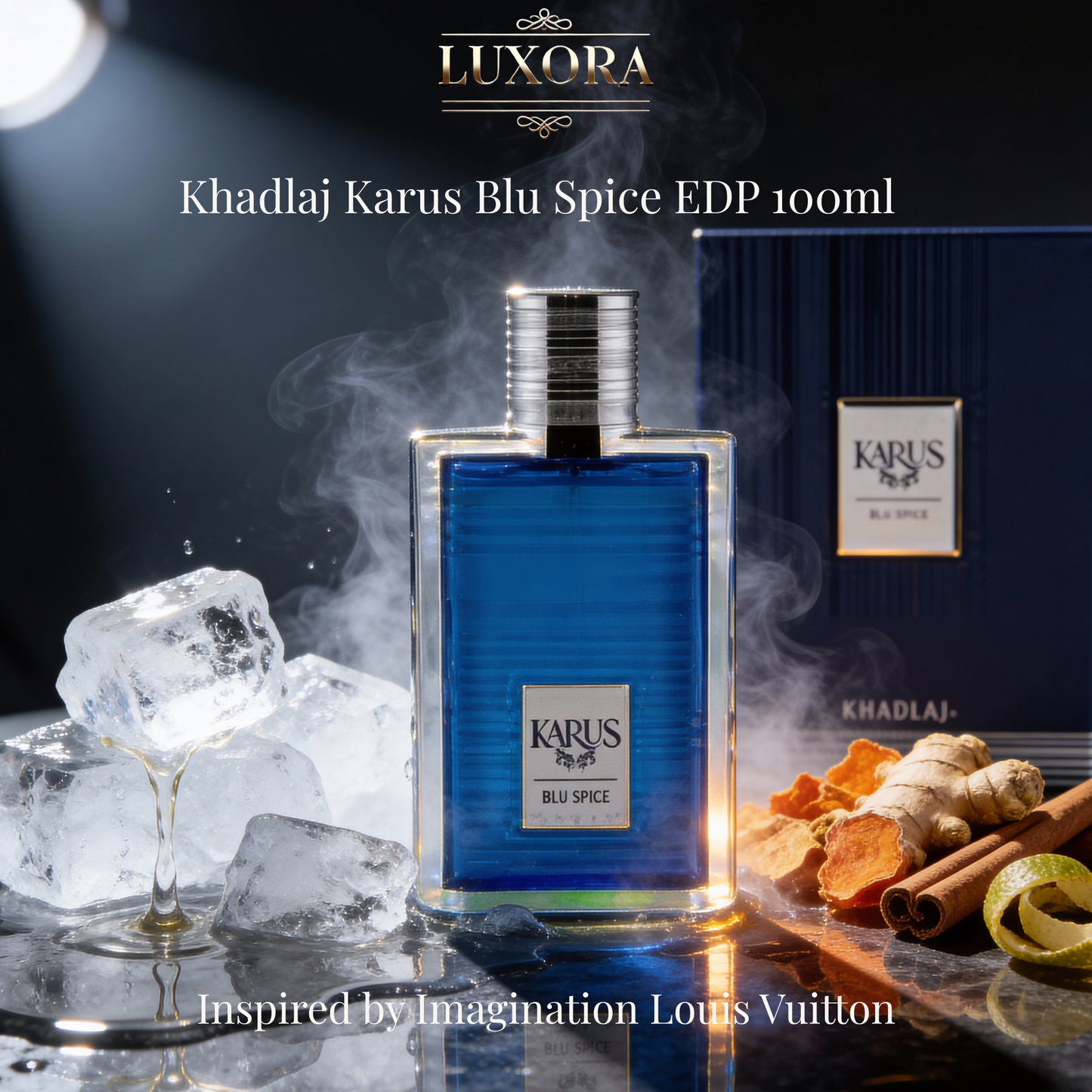 Khadlaj Karus Blu Spice Unisex EDP 100ml - Luxora Luxora