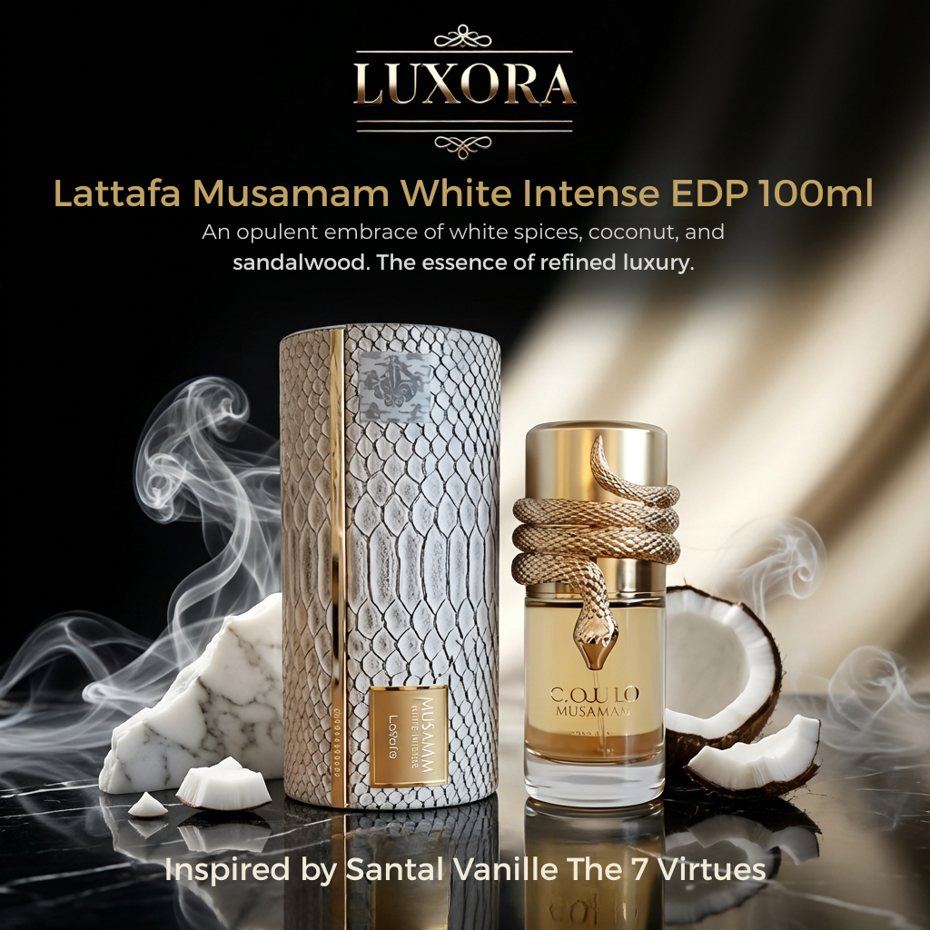 Lattafa Musamam White Intense Unisex EDP 100ml - Luxora Luxora