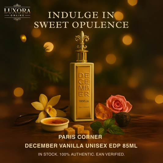Paris Corner December Vanilla Eau De Parfum 85ml - Luxora