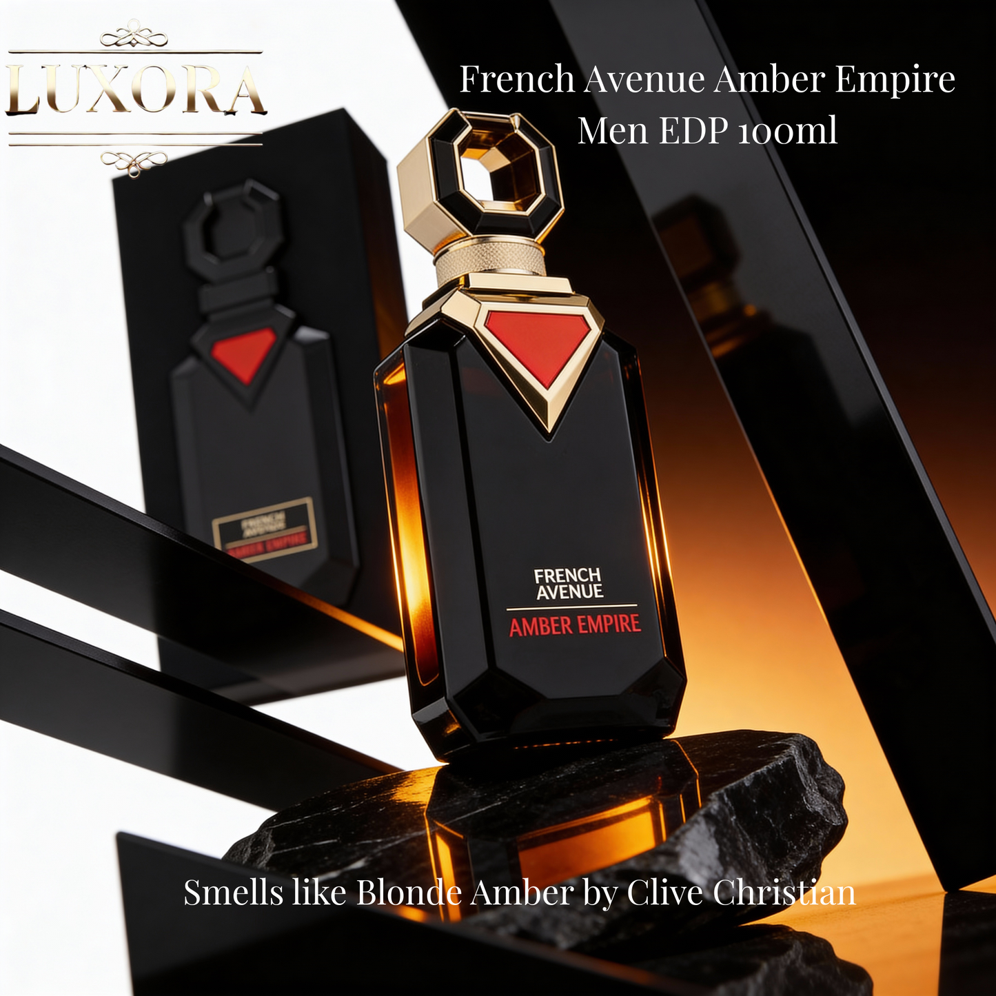 French Avenue Amber Empire Men EDP 100ml - Luxora Luxora