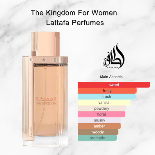 Lattafa The Kingdom Women EDP 100ML - Luxora