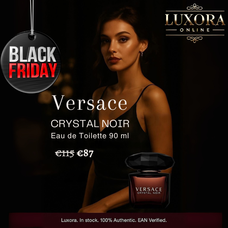 Versace Crystal Noir Eau De Toilette 90ml - Luxora