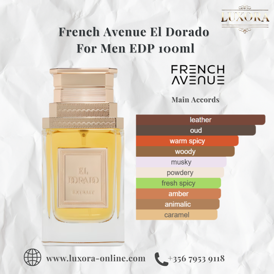 French Avenue El Dorado For Men EDP 100ml - Luxora