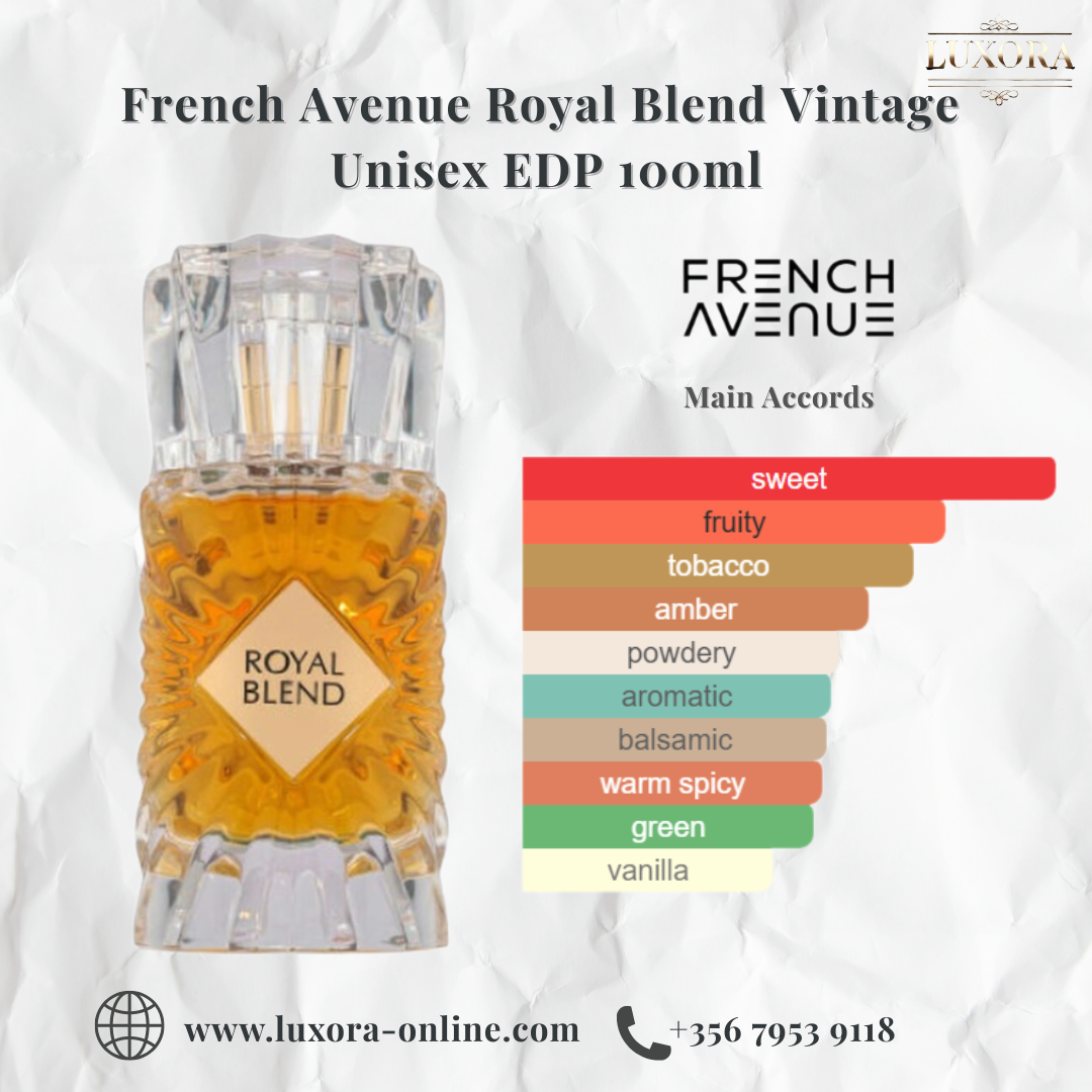French Avenue Royal Blend Vintage Unisex EDP 100ml - Luxora