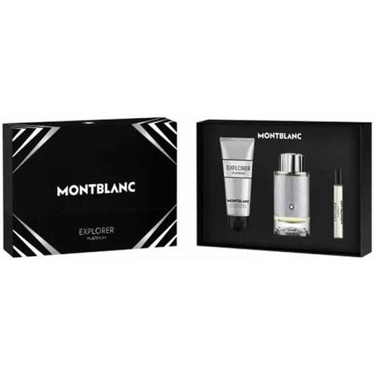 Montblanc Explorer Platinum Eau De Perfume 100ml Set 3 Pieces - Luxora