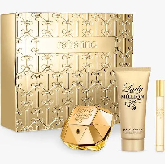 Paco Rabanne Lady Million 80ml EDP Set - Luxora